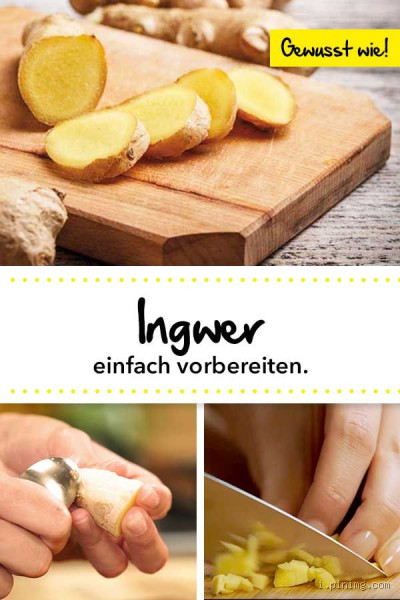 Kann man Ingwer Schale mitkochen?