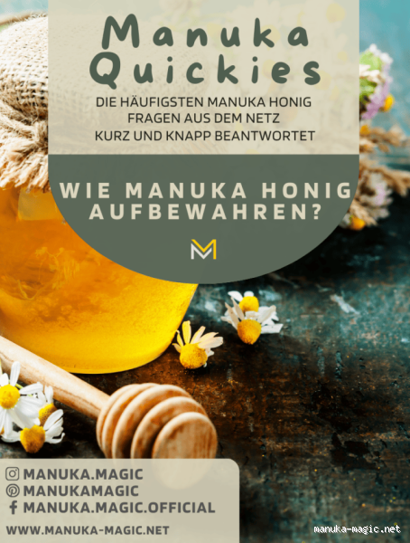 Wie soll man Manuka Honig lagern? So bleibt er frisch und wirksam!