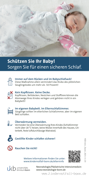 Wie lange kann es bis zum plötzlichen Kindstod kommen?