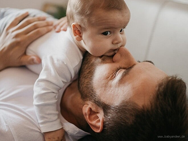 Wann das erste Mal „Papa“ sagen? Der perfekte Moment!