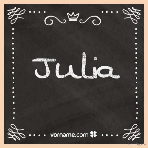 Was ist der männliche Name von Julia? Finde es heraus!