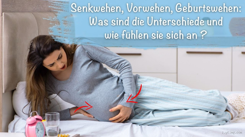 Wie merke ich den Unterschied zwischen Senkwehen und Geburtswehen?