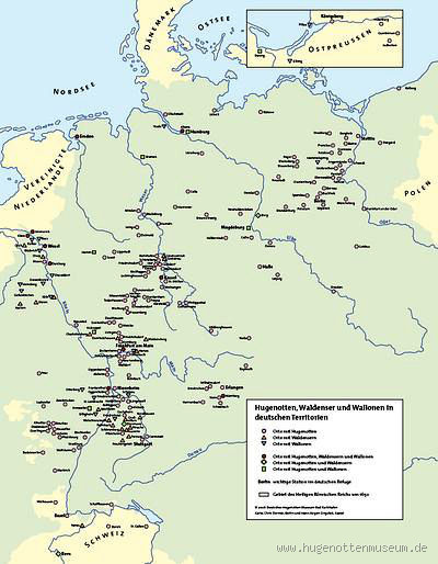 Wo haben sich die Hugenotten in Deutschland niedergelassen? Entdecke ihre Geschichte!