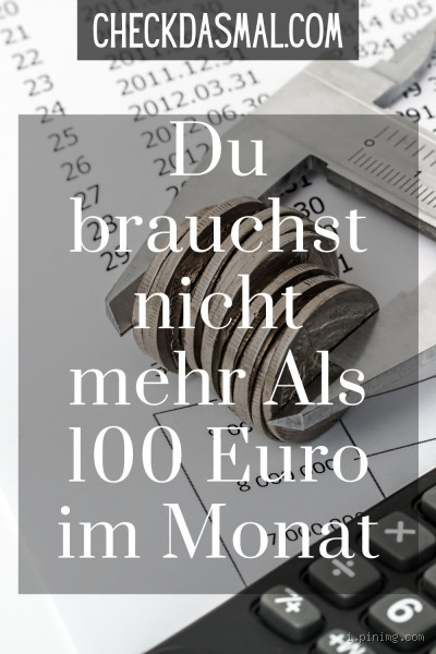 Kann man mit 100 € im Monat leben? Die harte Realität und Lösungen