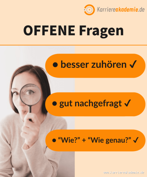 Was ist das Ziel von offenen Fragen?
