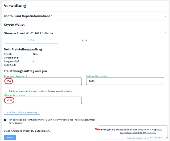 Was passiert, wenn ich den Freistellungsauftrag vergessen habe?