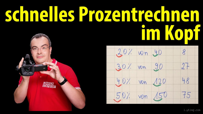 Wie kann man Prozent im Kopf rechnen? Entdecke einfache Tricks!